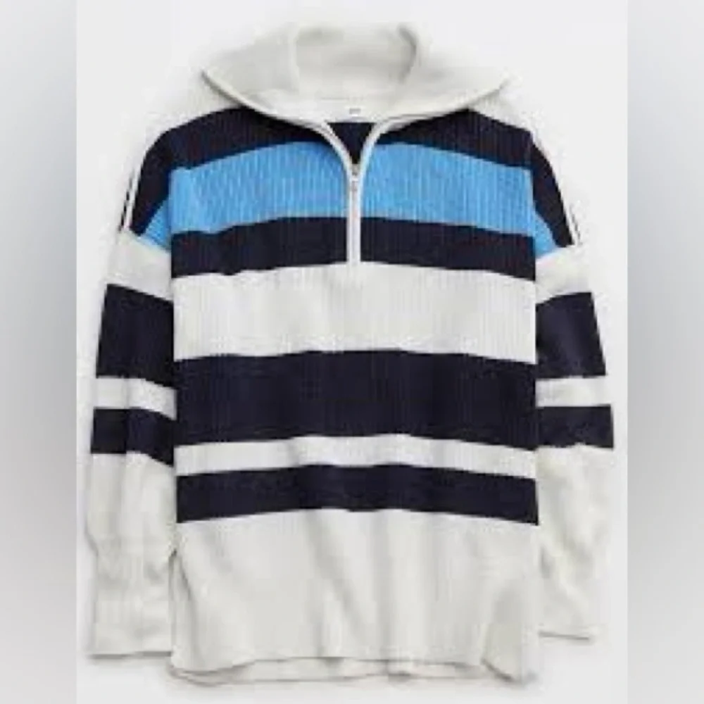 Aerie Beyond Quarter Zip Sweater - Picture 2 of 4